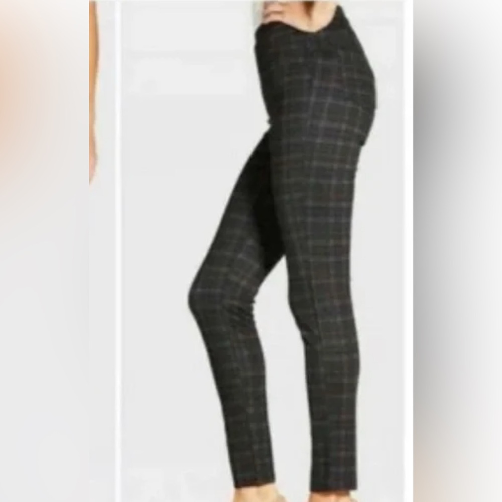 Anthropologie X Sanctuary Plaid Black Women's Pants